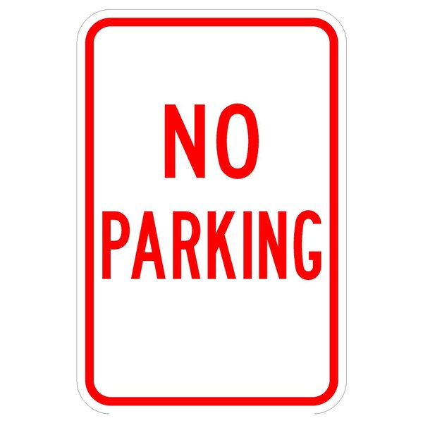 Sign Solutions Usa 12 in W, 18 in H, Aluminum, White DCS08DWT1218CUS00132 - main